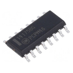 Circuit integrat digital flip-flop D cu 4 canale - SMD SO16, tub | Electronic-mag.ro | Componente Electronice