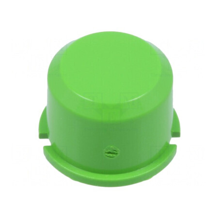 Tastă rotundă din plastic verde Ø9,6mm - Accesorii pentru electronice | Electronic-mag.ro | Componente Electronice