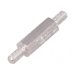 Piuliță Distanțieră Filetată 18mm, Filet Exterior M4, Hexagonală | Electronic-mag.ro | Componente Electronice