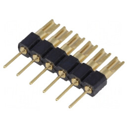 Conector Adaptor Șiruri Pini PIN 6, 2,54mm pentru Lipire THT | Electronic-mag.ro | Componente Electronice