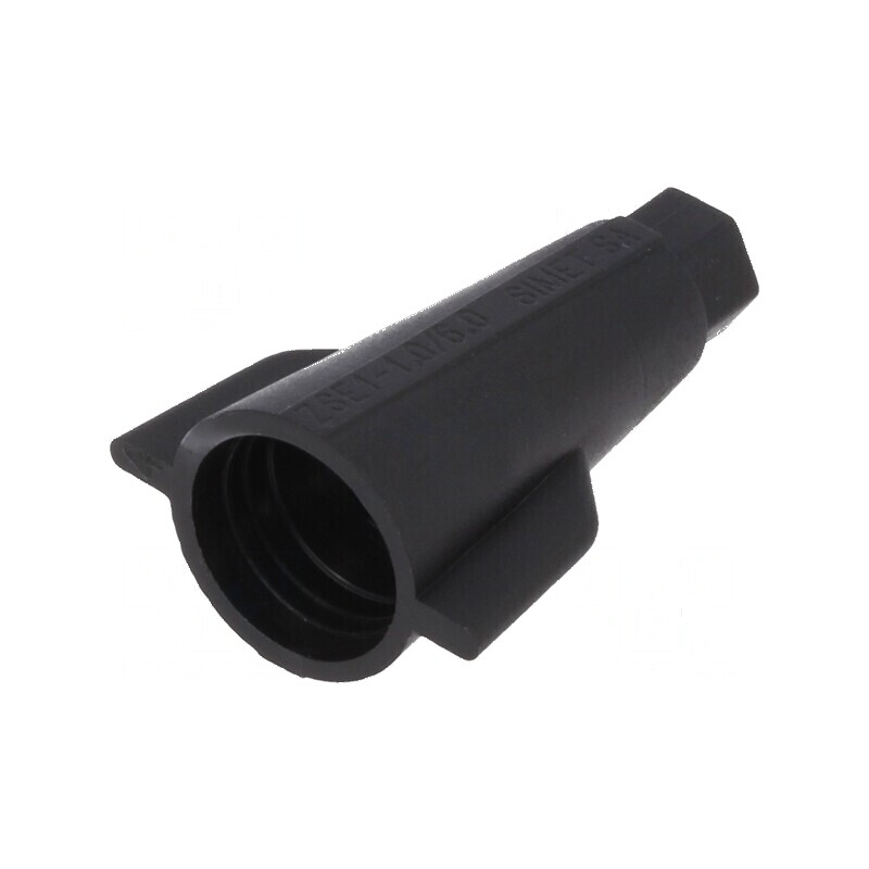 Conector cu Eliberare Rapidă pentru Cablu 1÷6mm², 400V, 41A, Negru, Temperaturi -25÷125°C | Electronic-mag.ro | Componente Electronice