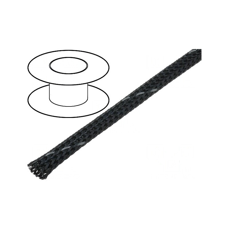 Împletitură poliester 100m Øtresă 4-9nom. 5mm - Ambalaj Resistent pentru Diverse Aplicații | Electronic-mag.ro | Componente Electronice