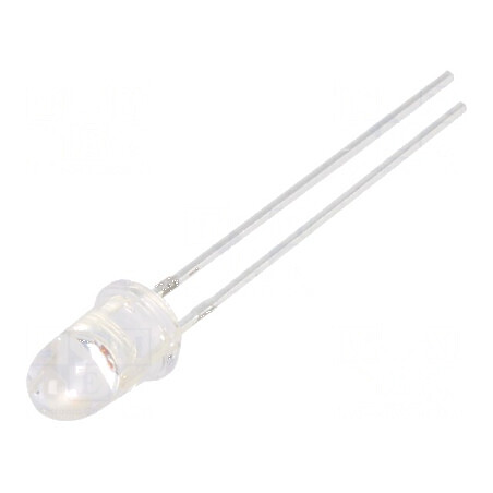LED 5mm Galben 15° Convex, Temperatura de Funcționare: -30° la 85°C, Nr. Term: 2 | Electronic-mag.ro | Componente Electronice