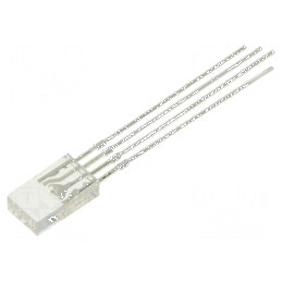 LED dreptunghiular RGB 2,5x5x8,7mm 100° 20mA - Iluminare colorată eficientă | Electronic-mag.ro | Componente Electronice