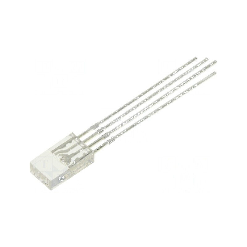 LED dreptunghiular RGB 2,5x5x8,7mm 100° 20mA - Iluminare colorată eficientă | Electronic-mag.ro | Componente Electronice