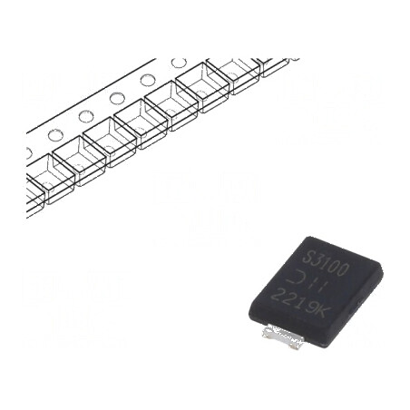 Diodă Schottky SMD 100V 3A PowerDI®5 - Redresor pentru aplicații electronice, rolă/bandă | Electronic-mag.ro | Componente Electronice