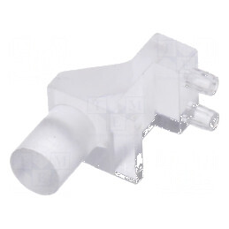 Tub LED Ø3mm cu Parte Frontală Plată - Dimensiuni Y: 3,8mm, X: 3,8mm | Electronic-mag.ro | Componente Electronice