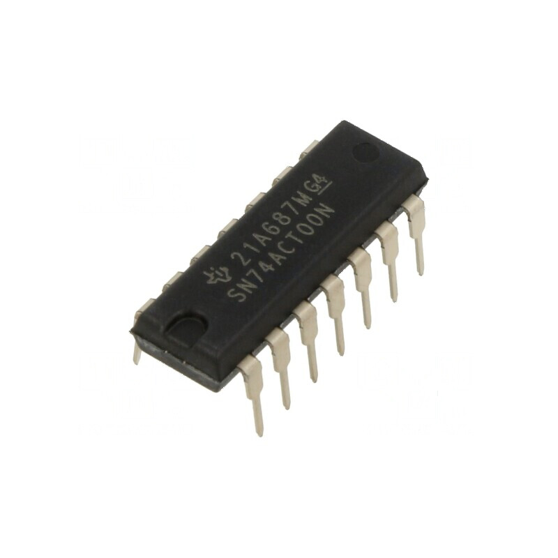 Circuit Integrat Digital NAND 4 Canale 2 Intrări CMOS/TTL THT DIP14 4,5÷5,5VDC | Electronic-mag.ro | Componente Electronice