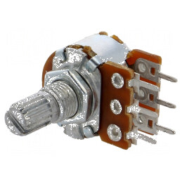 Potenţiometru axial 500kΩ 125mW ±20% THT, 6mm - Componentă electronică de înaltă calitate | Electronic-mag.ro | Componente Electronice