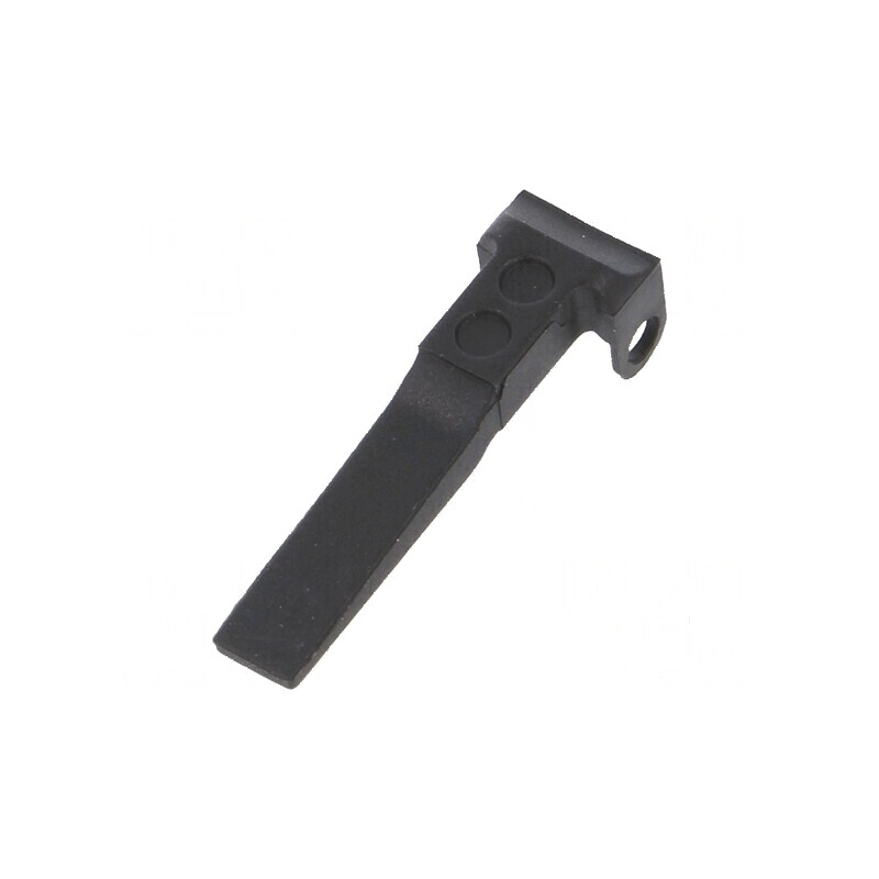 Manetă plată DC 20mm - Seria DC, Culoare Neagră - Accesoriu Profesional | Electronic-mag.ro | Componente Electronice