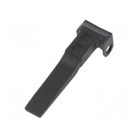 Manetă plată DC 20mm - Seria DC, Culoare Neagră - Accesoriu Profesional | Electronic-mag.ro | Componente Electronice