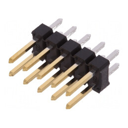 Conector BERGSTIK cu 10 pini drept, tată - Şiruri Pini pentru Conexiuni Electrice | Electronic-mag.ro | Componente Electronice