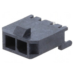 Conector cablu-placă mufă mamă Minitek® Pwr 3.0 cu 2 pini, 3mm | Electronic-mag.ro | Componente Electronice