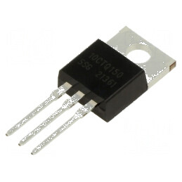 Diodă Schottky THT 150V 10A TO220AB - Redresor cu Ufmax 1,1V | Electronic-mag.ro | Componente Electronice