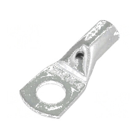 Vârf Inelar Tubular M8 16mm² Crimat pe Cablu Neizolat din Cupru - Conector Electric Profesional | Electronic-mag.ro | Componente Electronice