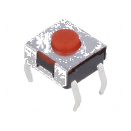 Microîntrerupător TACT SPST-NO 0,05A/12VDC THT - Pozitie 2 Fara Terminale | Electronic-mag.ro | Componente Electronice