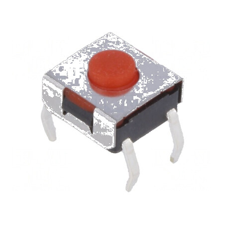 Microîntrerupător TACT SPST-NO 0,05A/12VDC THT - Pozitie 2 Fara Terminale | Electronic-mag.ro | Componente Electronice