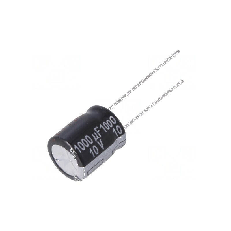 Condensator Electrolitic Low ESR THT 1000uF 10VDC Ø10x12,5mm pentru Circuit Electric | Electronic-mag.ro | Componente Electronice