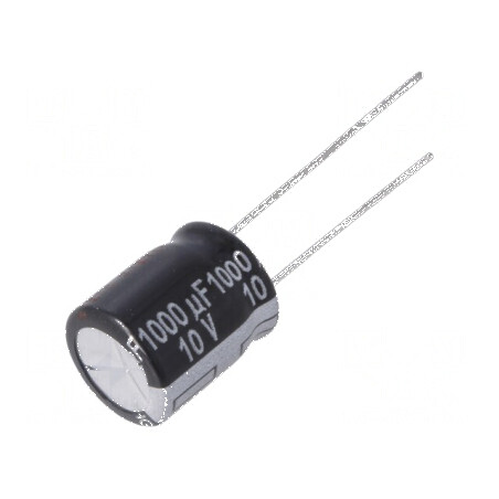Condensator Electrolitic Low ESR THT 1000uF 10VDC Ø10x12,5mm pentru Circuit Electric | Electronic-mag.ro | Componente Electronice
