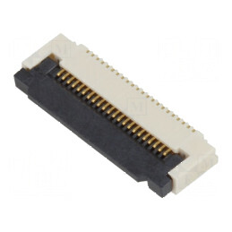 Conector FFC/FPC Orizontal 22 PIN ZIF SMT 50V 0,4A -25÷85°C | Electronic-mag.ro | Componente Electronice