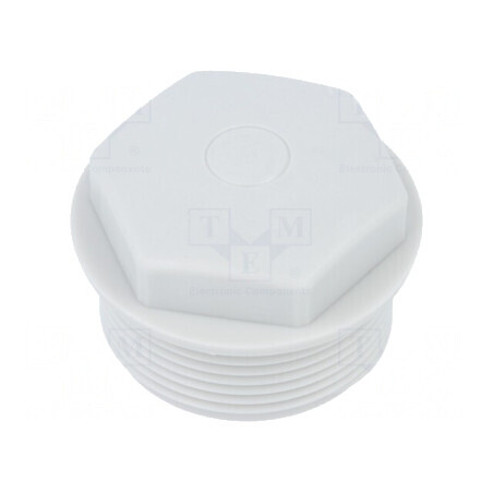 Capac de protecție M32 1,5 IP54 din polietilenă gri pentru temperaturi -20 până la 80°C | Electronic-mag.ro | Componente Electronice