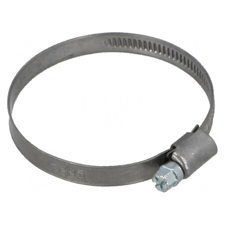 Colier de Strângere cu Şurub W: 9mm, Crimpare 50÷70mm D W2 - Accesoriu Industrial de Îmbinare | Electronic-mag.ro | Componente Electronice