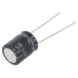 Condensator electrolitic bipolar THT 33uF 63VDC Ø10x12,5mm - Componentă electronică de calitate superioară | Electronic-mag.ro | Componente Electronice