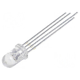 LED 5mm RGB Convex 30° - Temperatura de Funcționare: -30 până la 85°C, Nr. Term: 4 | Electronic-mag.ro | Componente Electronice