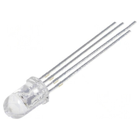 LED 5mm RGB Convex 30° - Temperatura de Funcționare: -30 până la 85°C, Nr. Term: 4 | Electronic-mag.ro | Componente Electronice