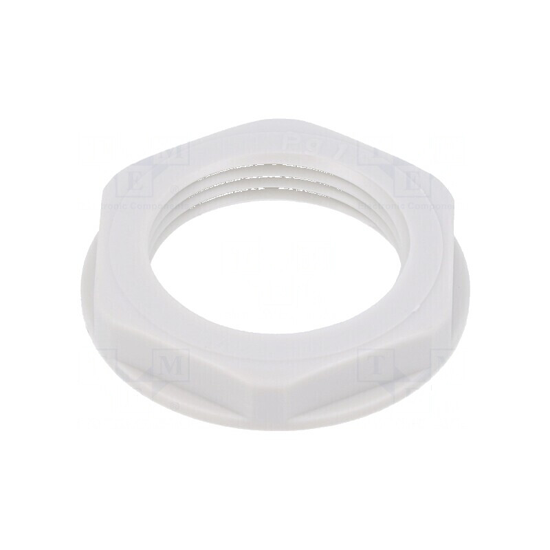 Piuliță PG16 din polistiren 30mm gri deschis, rezistentă la temperaturi de -20 până la 70°C, cu filet PG | Electronic-mag.ro | Componente Electronice Piuliță PG16 din polistiren 30mm gri deschis, rezistentă la temperaturi de -20 până la 70°C, cu filet PG | Electronic-mag.ro | Componente Electronice