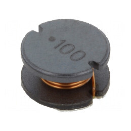 Inductor SMD 10uH 2,6A ±20% Q: 30, Diametru 10mm, Înălțime 6mm, Rezistență 60mΩ | Electronic-mag.ro | Componente Electronice