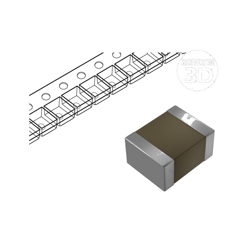 Condensator ceramic 10nF 50V C0G (NP0) ±2% SMD 1210 - Componentă electronică de înaltă precizie | Electronic-mag.ro | Componente Electronice