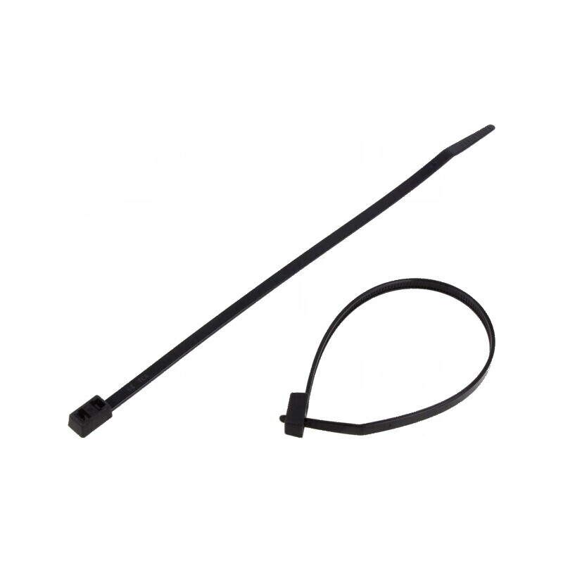 Colier de strângere dublă din poliamidă, 210mm lungime, 4,7mm lățime, capacitate 180N | Electronic-mag.ro | Componente Electronice