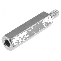 Piuliță Distanțieră Filetată Hexagonală 20mm Filet Interior M3 | Electronic-mag.ro | Componente Electronice