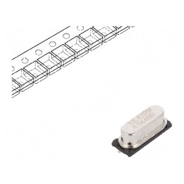 Rezonator cu cuarț 18,432MHz ±20ppm 16pF SMD HC49SM pentru aplicații electronice | Electronic-mag.ro | Componente Electronice