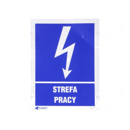Indicator de protecție informare autoadeziv, lățime 74mm | Electronic-mag.ro | Componente Electronice