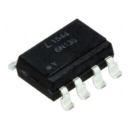 Optocuplor SMD 1 Canal, 5kV Izolatie, Tranzistori Uce 20V, 1kV/μs | Electronic-mag.ro | Componente Electronice