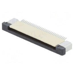 Conector FFC/FPC Orizontal 30 PIN ZIF SMT 500mA Cositorit - Component Electronic | Electronic-mag.ro | Componente Electronice