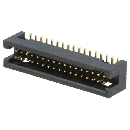 Conector IDC Soclu Tată PIN 34 Drept SMT Gold Flash 1,27mm - Componentă Electrotehnică de Înaltă Calitate | Electronic-mag.ro | Componente Electronice