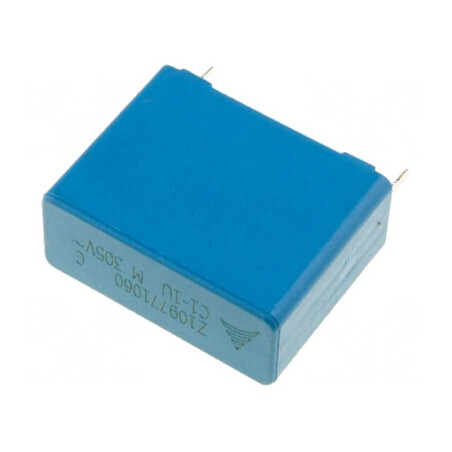 Condensator Polipropilenă X2 1uF 11x20,5x26,5mm THT ±20% pentru Circuit Electric | Electronic-mag.ro | Componente Electronice