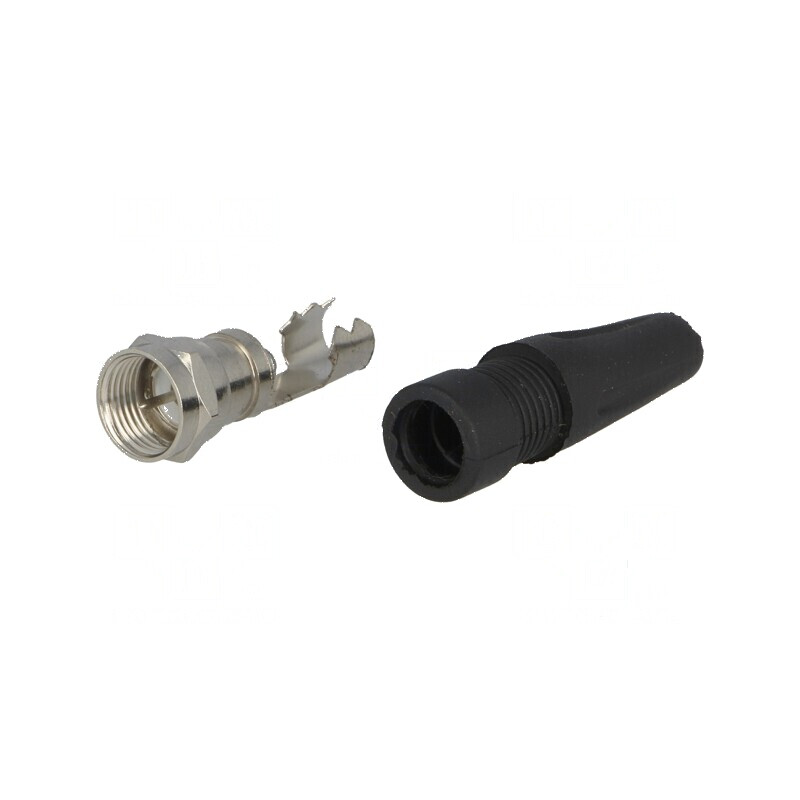 Conector F Mufă Tată Drept 7mm cu Terminal cu Şurub pentru Cablu | Electronic-mag.ro | Componente Electronice