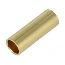 Conector Banană 4mm Soclu 32A Neizolat 0,8mΩ 12AWG - Cablaj Electric Profesional | Electronic-mag.ro | Componente Electronice