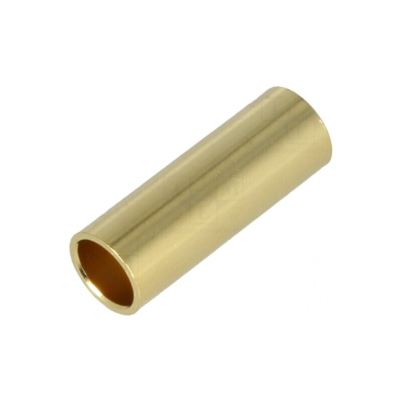 Conector Banană 4mm Soclu 32A Neizolat 0,8mΩ 12AWG - Cablaj Electric Profesional | Electronic-mag.ro | Componente Electronice