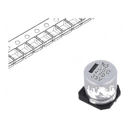 Condensator Electrolitic SMD 470µF 35VDC ±20% - Interval Temperatura -55 până la 105°C | Electronic-mag.ro | Componente Electronice