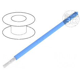 Cablu H05V-K Litat 1mm² PVC Albastru 300V/500V - 250m | Electronic-mag.ro | Componente Electronice