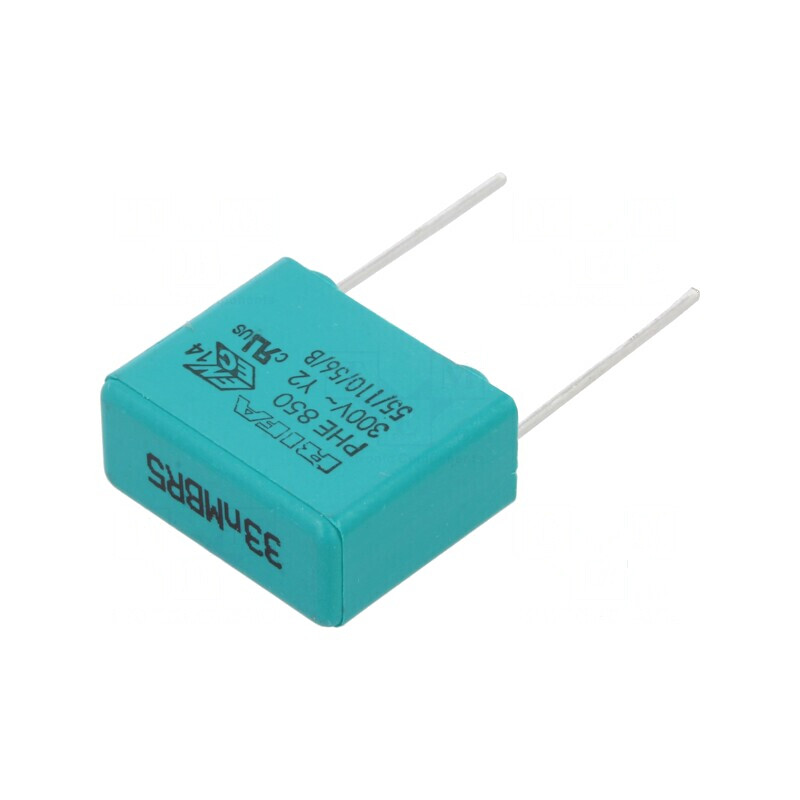 Condensator Polipropilenă Y2 33nF THT 15mm ±20% Dimensiuni 8x15x18mm | Electronic-mag.ro | Componente Electronice