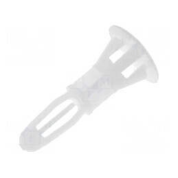Ştift de montare poliamidă 9,5mm - Clichet Ø2: 6mm, Ø1: 4mm | Electronic-mag.ro | Componente Electronice