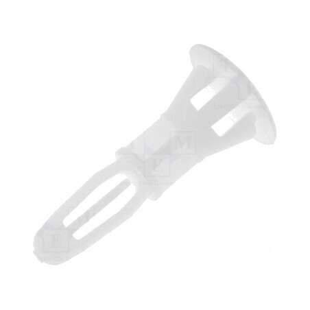 Ştift de montare poliamidă 9,5mm - Clichet Ø2: 6mm, Ø1: 4mm | Electronic-mag.ro | Componente Electronice