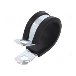 Clipsuri Øbuclă din oțel, dimensiuni 22,2-23,8mm, lățime 13mm, orificiu de montare 6,5mm | Electronic-mag.ro | Componente Electronice