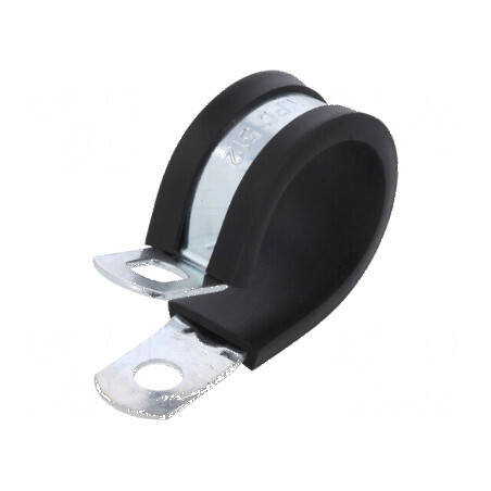 Clipsuri Øbuclă din oțel, dimensiuni 22,2-23,8mm, lățime 13mm, orificiu de montare 6,5mm | Electronic-mag.ro | Componente Electronice